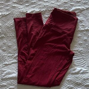 Victoria’s Secret Sport (VSX) Women's Burgundy Leggings